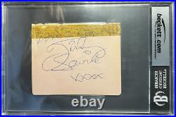 1960's The Rolling Stones Keith Richards Signed Autographed Album Page Beckett