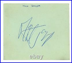 1960's The Rolling Stones Mick Jagger Signed Autographed Album Page Beckett