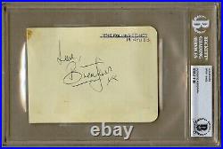 1963 BRIAN JONES Signed Autograph Book Page Beckett THE ROLLING STONES