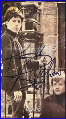 1963 The Rolling Stones Keith Richards Signed Autographed Promo Card Psa/dna Coa