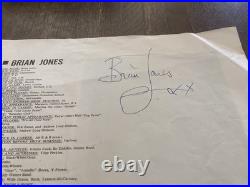 1964 THE ROLLING STONES Fully Hand Signed Programme Mick Jagger Brian Jones 1964 THE ROLLING STONES Fully Hand Signed Programme Mick Jagger Brian Jones