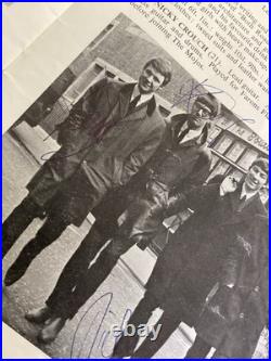 1964 THE ROLLING STONES Fully Hand Signed Programme Mick Jagger Brian Jones 1964 THE ROLLING STONES Fully Hand Signed Programme Mick Jagger Brian Jones
