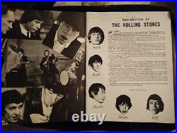 1964 autographed Rolling Stones 1st north american tour program