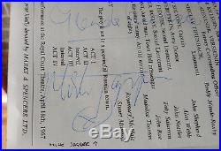 1967 The Rolling Stones Mick Jagger Signed Autograph Theater Program JSA LOA