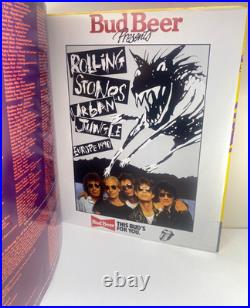 1990 Rolling Stones Concert Program Signed By 8 Mick Jagger Keith Richards Watts