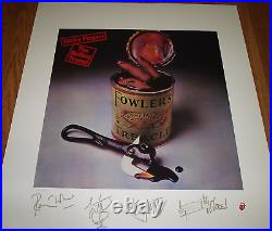 1995 The Rolling Stones Sticky Fingers Spanish LP Signed Lithograph Poster COA