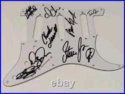 2024 Rolling Stones Traveling Band Autographed Stratocaster Guitar Pickguard