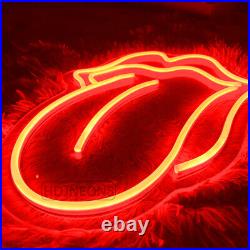 58cmX50cm Rolling stones Neon Signs LED Night Light Crazy Room Party Wall Decor