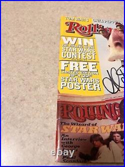 AHMED BEST Jar Jar Binks Signed Rolling Stone Magazine Star Wars Autograph 1999