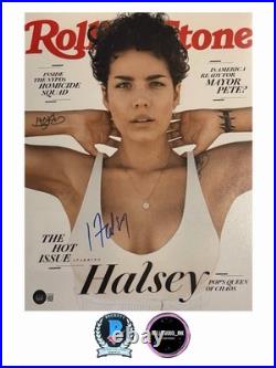 ASHLEY HALSEY SIGNED AUTOGRAPH 11x14 ROLLING STONES PHOTO BECKETT BD06967