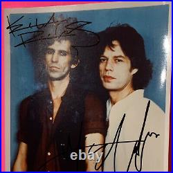 AUTOGRAPHED Mick Jagger Keith Richards 8x10 Photo, Rolling Stones Signed