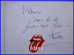 According To The Rolling Stones First Edition Signed/inscribed By Keith Richards