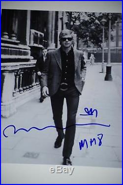 Andrew Loog Oldham 8x10 autographed in person. The Rolling Stones, Small Faces