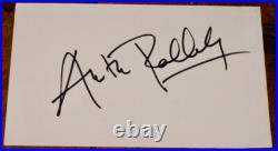 Anita Pallenberg Hand Signed Card Uacc Racc Reg Dealer In Person Rolling Stones