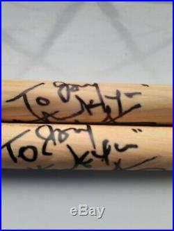 Authentic Charlie Watts Rolling Stones Signed Autographed Drumsticks Very Rare