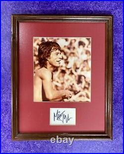 Authentic Original Mick Jagger Rolling Stones Hand Signed Autograph Coa Framed