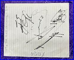 Authentic Original Rolling Stones Hand Signed Autograph All 5 Jagger Richards