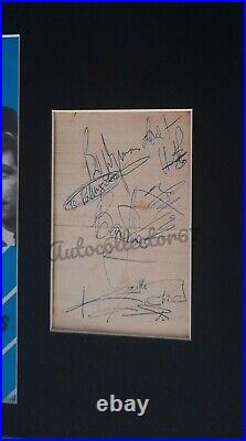 Authentic Rolling Stones autographs signed England 1964 Mick Jagger Keith Brian