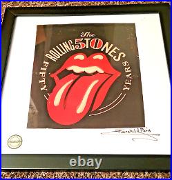 Autograf THE ROLLING STONES 50th ANNIVERSARY BY FAIRCHILD PARIS limited 54/1000