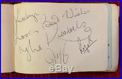 Autograph Book 1960s includes Rolling Stones, Adam Faith, Cliff Richard +others