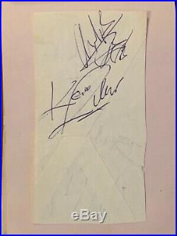 Autograph Book 1960s includes The Beatles, Rolling Stones and others VERY RARE