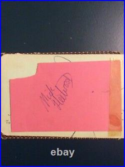 Autograph Book from 1960s Inc Rolling Stones, The Animals, The Kinks, Gene Vincent