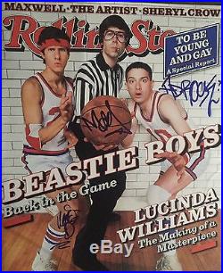 Autographed Beastie Boys Rolling Stone Hand Signed By MCA, Adrock Mike D Proof
