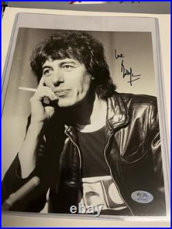 Autographed Bill Wyman 8x10 Cigarette Photo PSA Signed Auto Rolling Stones