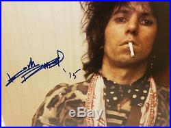 Autographed Keith Richards/Rolling Stones 16x20 Photo. Full Beckett Letter/Ra