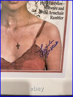 Autographed Linda Ronstadt Signed 11x14 Framed Photo Rolling Stones PSA STICKER