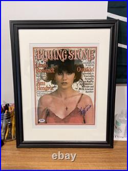 Autographed Linda Ronstadt Signed 11x14 Framed Photo Rolling Stones PSA STICKER