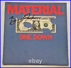 Autographed Material One Down Vinyl Bernard Fowler (Rolling Stones, Tackhead)