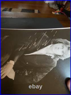 Autographed Photo B&W 7x9 Of Mick Taylor Of The Rolling Stones With Certificate