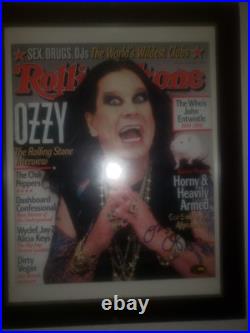 Autographed Rolling Stone Magazine