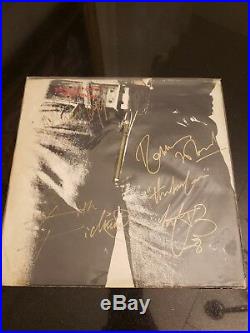 Autographed Rolling Stones Vinyl Record Cover Memorabilia, LAST OFFER