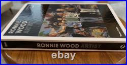 Autographed Ronnie Wood Artist Book. The Rolling Stones. Web Exclusive