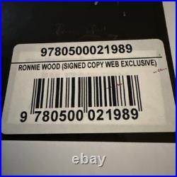 Autographed Ronnie Wood Artist Book. The Rolling Stones. Web Exclusive