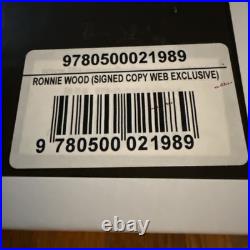 Autographed Ronnie Wood Artist Book. The Rolling Stones. Web Exclusive