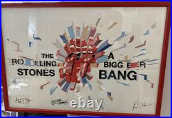 Autographed The Rolling Stones A Bigger Bang 2005 Fan Club Poster 36 x 24 Autographed The Rolling Stones A Bigger Bang 2005 Fan Club Poster 36 x 24