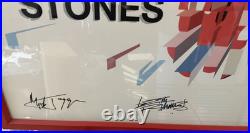 Autographed The Rolling Stones A Bigger Bang 2005 Fan Club Poster 36 x 24 Autographed The Rolling Stones A Bigger Bang 2005 Fan Club Poster 36 x 24