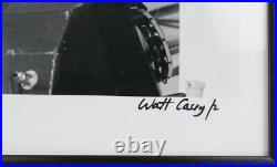 Autographed Watt Casey Black and White Photo of Rolling Stones and Billy Preston