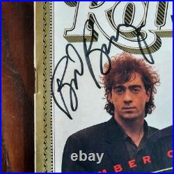 Autographs of band REM Members on Cover of Rolling Stones