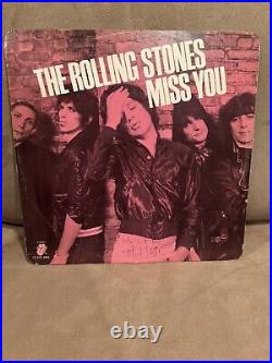 Awesome Mick Jagger Rolling Stones Signed Miss You Album JSA LOA