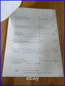Awesome Mick Jagger Rolling Stones Signed Production Script Beckett LOA