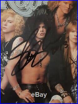 Axl Rose Slash Of Guns N Roses Autographed Signed 1991 Rolling Stone Magazine