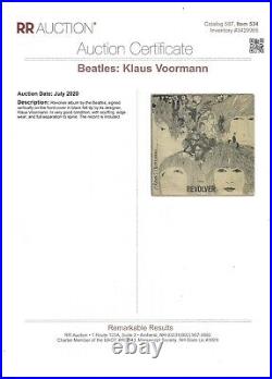 BEATLES REVOLVER 50 SIGNED SET by K. VOORMANN(LENNON-McCARTNEY-HARRISON-STARR)
