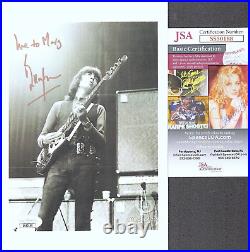 BILL WYMAN Signed Autograph 5.5x8.5 Photo JSA The Rolling Stones