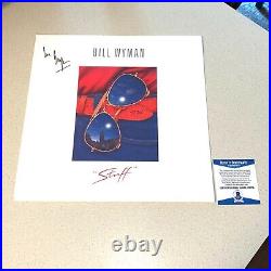 BILL WYMAN signed autographed STUFF ALBUM THE ROLLING STONES BECKETT COA Y80736