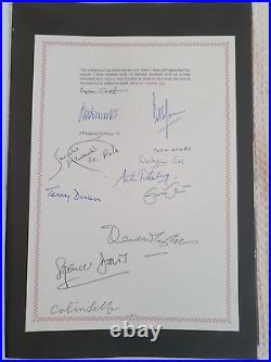 BLINDS & SHUTTERS CONTRIBUTORS COPY LXIII Signed By Eric Clapton Peter Blake ETC