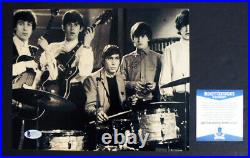 Beckett Certified CHARLIE WATTS SIGNED Rolling Stones 8x10 Photo, Very Young
